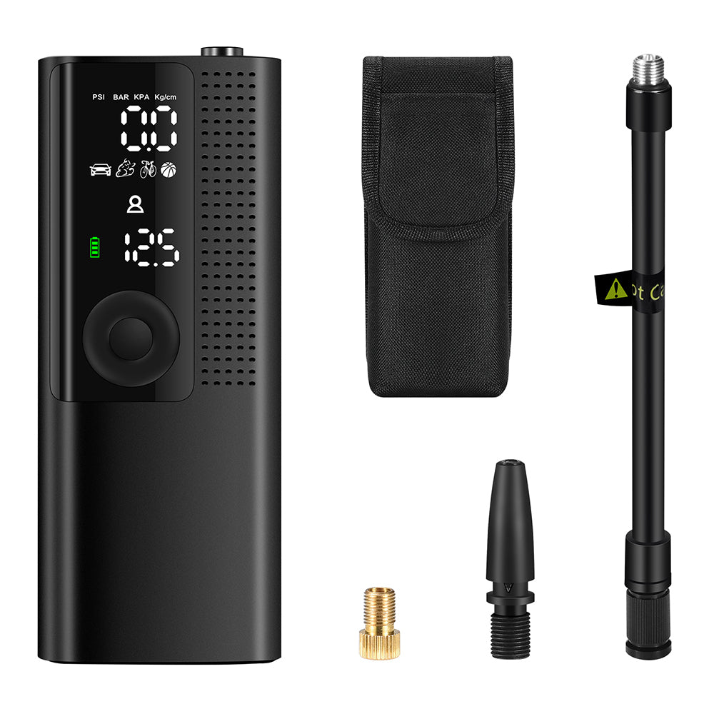 BP198 Multi-Function Digital Display Air Pump Portable Tire Inflator with LED Light BP198 Multi-Function Digital Display Air Pump Portable Tire Inflator with LED Light